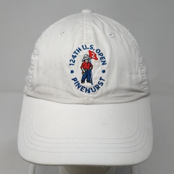 124th US Open Pinehurst USGA Member Baseball Cap White OS Classic Fit Ahead - Picture 2 of 11